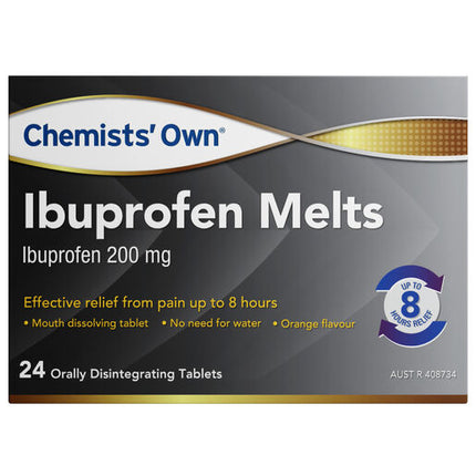 Chemists' Own Ibuprofen Melts 24