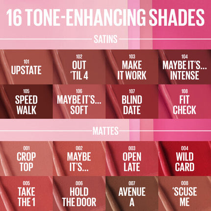 Maybellene Serum Lipstick 003 Open Late