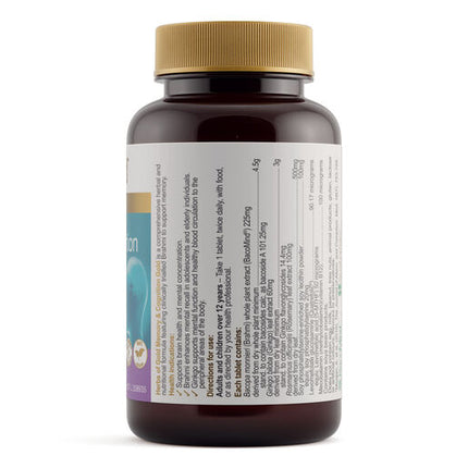 Herbs Of Gold Memory & Cognition Gold 60 Tablets