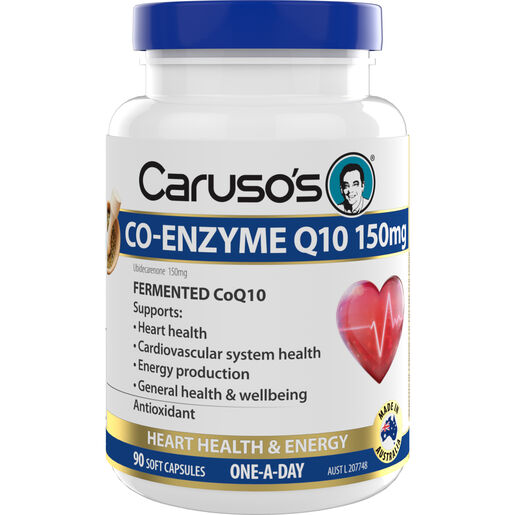 Caruso's Natural Health Co-Enzyme Q10 150mg 90 Capsules