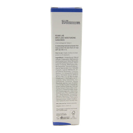 Round Lab Birch Juice Moisturizing Sunscreen SPF 50+ PA++++ (50ml)
