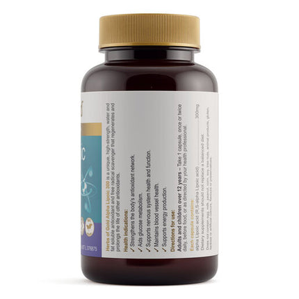 Herbs Of Gold Alpha Lipoic 300 Vege 60 Capsules