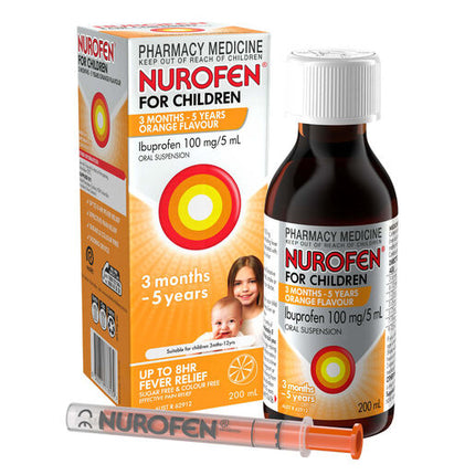 Nurofen For Children 3 Months To 5 Years Orange 200ml