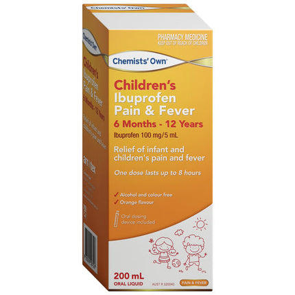 Chemists' Own Ibuprofen Pain & Fever Suspension 200ml