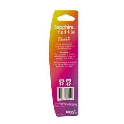 Direct Beauty Saphire Nail File 11.7cm