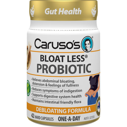 Caruso's Bloat Less Probiotic 42 Capsules