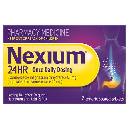 Nexium 24Hr 20mg 7 Tablets