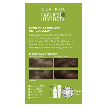 Clairol Natural Instincts 6A Light Cool Brown