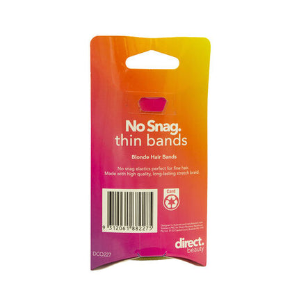 Direct Beauty No Snag Thin Bands Blonde 18 Pack