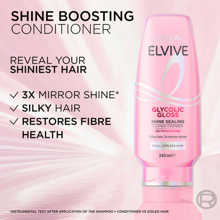 L'Oreal Elvive Glycolic Gloss Sealing Conditioner 340ml