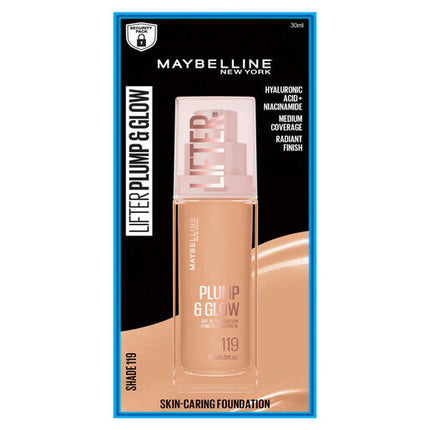Maybelline Lifter Plump & Glow Foundation 119