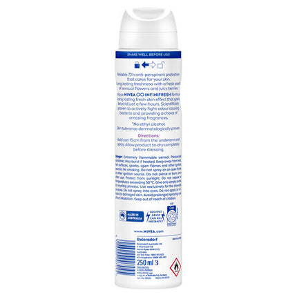 Nivea Fresh Sensation Anti-Perspirant Aerosol 250ml