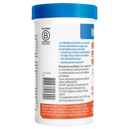 Inner Health Multivitamin Plus Probiotic 50 Capsules