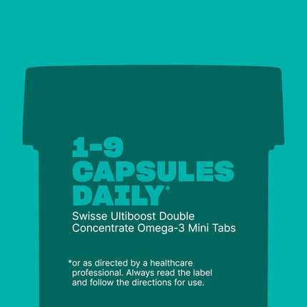 Swisse Ultiboost Double Concentrate Omega-3 Mini Caps 150 Capsules
