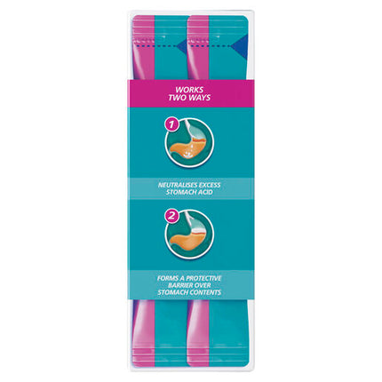 Gaviscon Dual Action Liquid Sachets 10mL 24Pk
