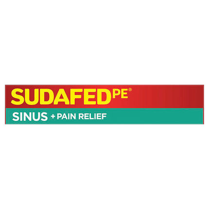 Sudafed PE Sinus & Pain 16 Tablets