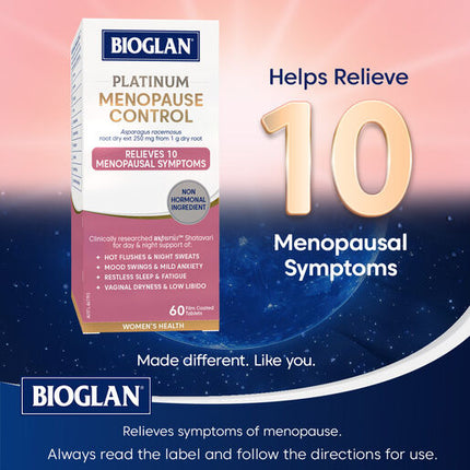 Bioglan Platinum Menopause Control 60 Capsules