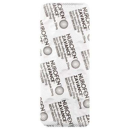 Nurofen Zavance 256mg Ibuprofen 96 Caplets
