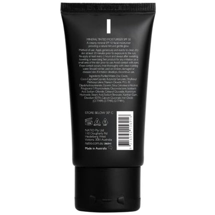 Natio Tinted Moisturiser Mineral Ivory SPF50 50g