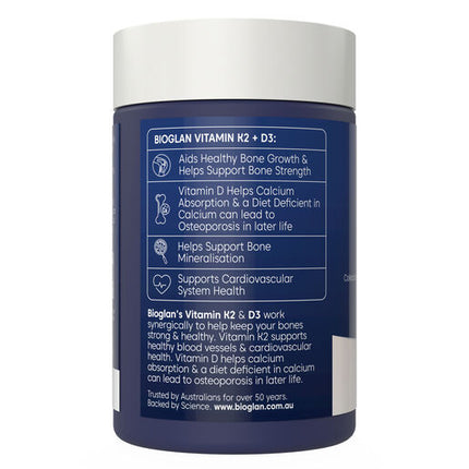 Bioglan Vitamin K2 + D3 60 Capsules