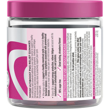 Swisse Ultiboost PMS Relief 60 Gummies Pack