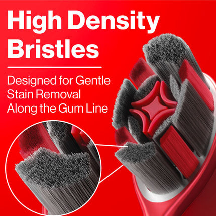 Colgate Optic White Pro Series Manual Toothbrush with Charcoal Spiral Bristles, 2 Pack