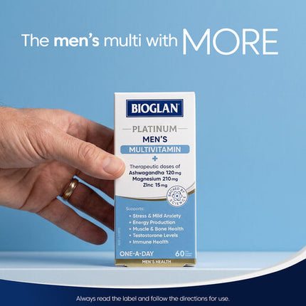 Bioglan Platinum Mens Multi 60 Tablets