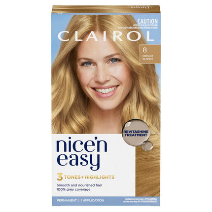 Clairol Nice 'N Easy 8 Medium Blonde Permanent Hair Colour