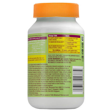 Metamucil Daily Fibre Supplement Fibre Caps 300 Capsules