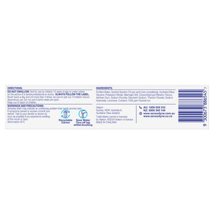 Sensodyne Sensitive Enamel Fresh Mint 100G