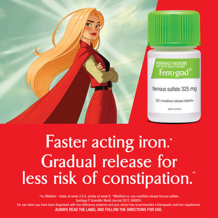 Ferro-Grad Pr 325mg 30 Tablets