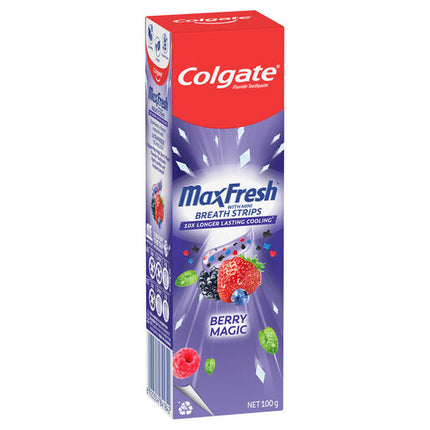 Colgate Toothpaste Max Fresh Berry Magic 100g