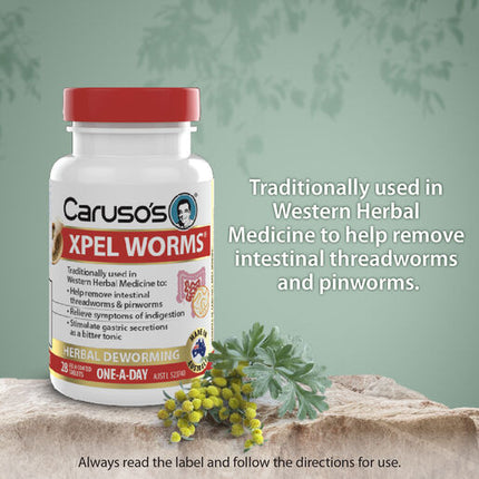 Caruso's Xpel Worms 28 Tablets
