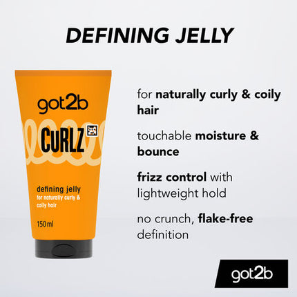Schwarzkopf Got2b Curlz Curl Defining Jelly 150mL