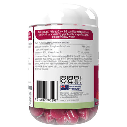 Nature's Way Extra Strength Magnesium Gummies 60 Pastilles