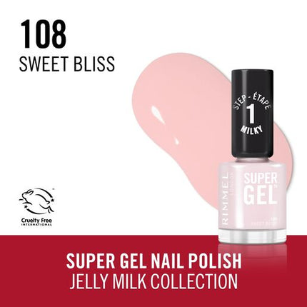 Rimmel London Super Gel Nail Polish 108 SWEET BLISS