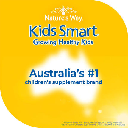 Nature's Way Kids Smart Vita Gummies Calcium + Vitamin D 60 Pastilles
