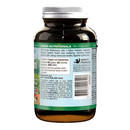 Green Nutritionals Vegan Multivitamin 60 Capsules