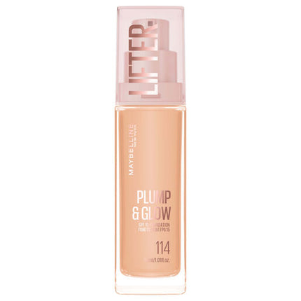 Maybellene Lifter Plump & Glow Foundation 114