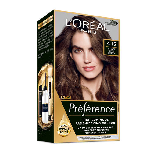 L'Oréal Paris Préférence Permanent Hair Colour - 4.15 Caracas (Intense Deep Brown)