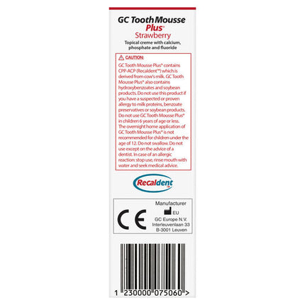 GC Tooth Mousse Plus Strawberry 40g