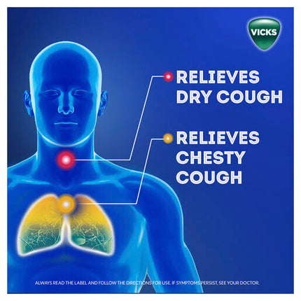 Vicks Cough Syrup Dry + Chesty Xtra Soothing 200ML