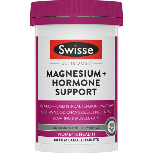Swisse Ultiboost Magnesium + Hormone Support 60 Tablets