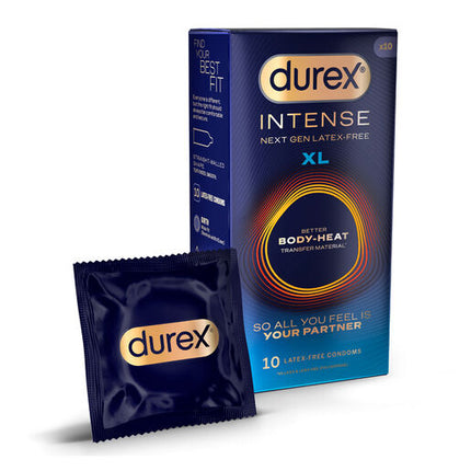 Durex Intense Next Gen Latex-Free XL Condoms 10 pack