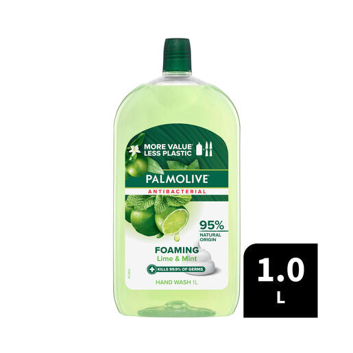 Palmolive Antibacterial Foaming Hand Wash Lime & Mint 1L Refill