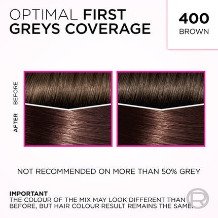 L'Oreal Casting Creme Gloss Semi-Permanent Hair Colour 400 Brown