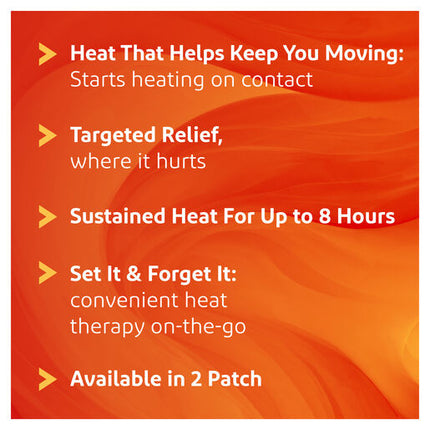 Volta Heat Pain Relief Patch - 2 pack