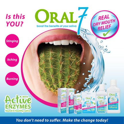 Oral7 Dry Mouth Gum 20 Pack