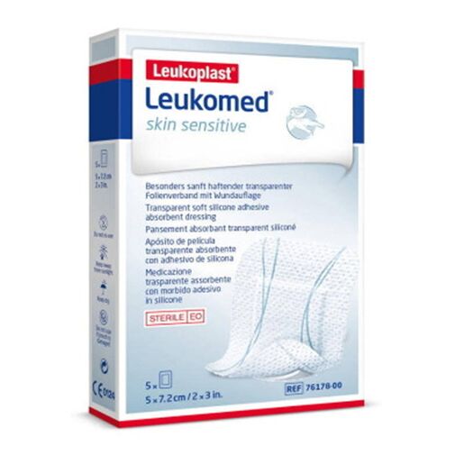 Leukomed Skin Sensitive Sterile 5cm x 7.2cm Single Dressing