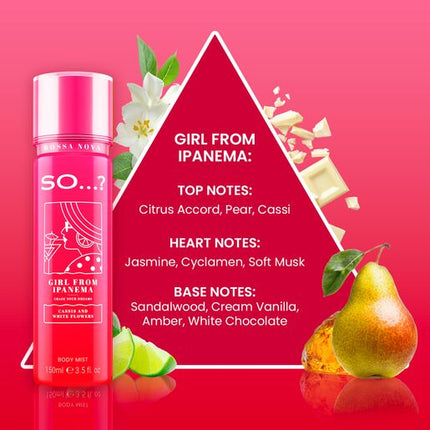 So..? Bossa Nova Girl Ipanema Body Mist 150ml